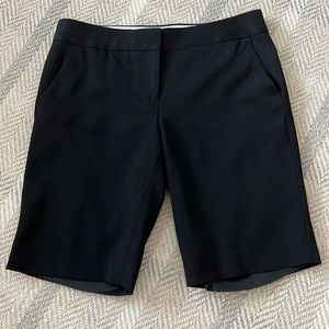 J. Crew City Fit Black Bermuda Shorts in Size 4
